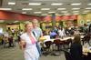 Students enjoy a lunch break at Brewer Dining Hall. - Photo by Abigail Harris
