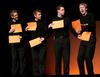 The 4-3-5 small group performs during the 14th annual Variety Show. - Photo by Deanna Santangelo