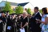 Mrs. Lanese Dockery, Union's first lady, receives the honor of having a road on campus named after her during the 2011 spring graduation. - Photo by Ebbie Davis