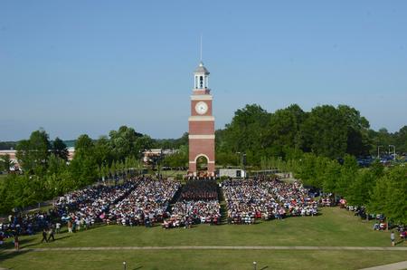 The spring class of 617 brings to about 1,250 the total number of Union graduates for the academic year.  The Great Lawn held near 6,000 people who gathered for spring graduation.