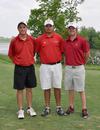 Seniors Micah Gentle (left), Ryan Chandler and Matt Kelley help lead Union to a second straight national tournament. - Photo by Steven Aldridge