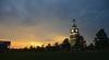 Miller Tower in the evening as a storm brews.  - Photo by Morris Abernathy