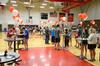 Freshmen register in the Fred Delay Gymnasium during New Student Move-in. - Photo by Jacob Moore