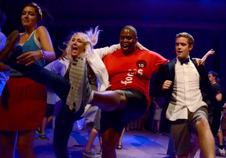 Focus leaders entertain the incoming freshmen at their annual Focus Show.