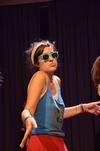Abigail Ebensberger, junior Christian studies major, dresses up and entertains at the annual Focus Show.  - Photo by Zac Calvert