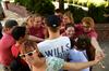 Freshmen participate in group activities during Focus week. - Photo by Zac Calvert