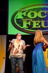 Kathryn Moore, junior public relations major, participates at the annual SAC Game Show.  - Photo by Zac Calvert