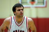 Freshman center Ben Frederick shows some emotion during a game. - Photo by Jonathan Blair