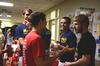 The incoming freshman class mingle at the Student Activity Fair held in the Penick Academic Center, allowing the new students to get involved with campus life.  - Photo by Ebbie Davis