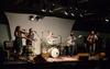 The five members of the folk-pop band Seryn perform in front of a full house in Barefoots Joe. - Photo by Jacob Moore