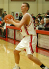 Matt Trammell (35) prepares for his next move in a game verus Martin Methodist College.  Union won 68-65 in overtime. - Photo by Courtney Ross