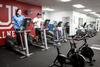 Students take advantage of the exercise facilities on campus.  - Photo by Kristi McMurry