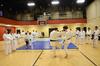 9/23/11 - The Union Judo Club watches as judo master Patrick Parker uses Tyler Hardee, senior chemistry major, as an example on how to properly get someone off balance.  - Zac Calvert
