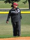 Coach Heather Hall. - Photo by Steven Aldridge