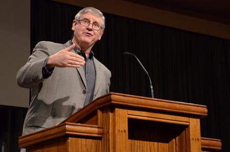 Graham Cole, Anglican Professor of Divinity at Beeson Divinity School, speaks in chapel about the importance and implications of the title, "Christian."