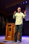 Jimmy Scroggins, pastor of First Baptist Church in West Palm Beach, Fla., speaks in chapel during Faith in Practice Week. - Photo by Jacob Moore