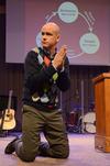 Jimmy Scroggins, pastor of First Baptist Church in West Palm Beach, Fla., talks about David's prayers in the book of Psalms.  - Photo by Anne Richoux