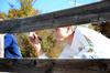 Brady Sheppard, junior engineering major, paints a ramp railing at a local home during Union's ninth annual Campus and Community Day. - Photo by Ebbie Davis