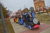 The train was the way to get around the great lawn on Friday during Union's Homecoming. - Photo by Morris Abernathy