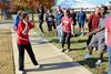 Josselyne Bustillo, freshman political science major, participates in a hula-hoop competition during Homecoming Olympics.
 - Photo by Jacob Moore
