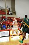 David Lane drives through the Belhaven defense for a lay-up during the Bulldog basketball homecoming game. The Bulldogs won the game 87-66. - Photo by Zac Calvert