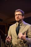 Taylor Worley, associate dean for spiritual life, speaks in chapel. - Photo by Zac Calvert