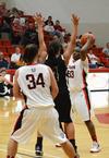 Lavanda Ross looks for a pass during a game against Campbellsville University. - Photo by Jacob Moore