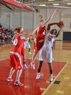 Union's Lavanda Ross scores two more points during game three of the Rotary Classic. - Photo by Morris Abernathy