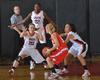 The Lady Bulldogs put up a stiff defense and made it difficult for Saint Xavier to make points. - Photo by Morris Abernathy