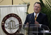President of the Executive Committee of the SBC Morris H. Chapman presents an address titled <i>Cooperative Program: Connectionalism versus Cooperation?</i> at the Baptist Identity Conference that was held on Union's campus April 5-6. - Photo by Jim Veneman