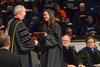 Two hundred ninety-six Union graduates received their degrees at the ceremony, with Frank Page, president of the Southern Baptist Convention’s Executive Committee, delivering the commencement address. Page used the biblical account of Jesus’ encounter with the Samaritan woman at the well to discuss the importance of “irrecoverable moments” in life.  Anna Catherine Ezell receives her Bachelor of Arts in Intercultural Studies from David S. Dockery.
 - Photo by Morris Abernathy
