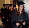 Brittany Denson, psychology graduate, waits to enter Union's 2011 Fall Commencement Services. - Photo by Ebbie Davis
