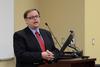 Todd Starnes, host of FOX News & Commentary, speaks at the Town & Gown lecture series. - Photo by Jacob Moore