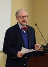 Tom Bohs, editorial page editor and columnist for <em>The Jackson Sun</em>, speaks at the Town & Gown lecture series. - Photo by Jacob Moore