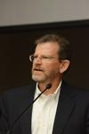 Professor James Scruton, poet and head of the humanities division at Bethel College, talks about his poetry and the life experiences that he draws inspiration from.  - Photo by Zac Calvert