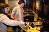 Ashley Jackson, resident director, opens her home up to students for a home-cooked meal during Be Our Guest. - Photo by Ebbie Davis
