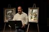 Scott Huelin, associate professor of English, leads a portion of the Lenten Prayer Service, which is held weekly during the season of Lent and features prayer, artwork, and poetry. - Photo by Ebbie Davis
