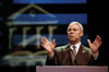 American hero General Colin Powell, USA (Ret.) speaks at Union University's Third Annual Scholarship Banquet on Veteran's Day, Nov. 11, at the Jackson Civic Center. - Photo by Jim Veneman