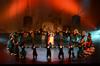 "Once Upon a Time," an independent group, performs in the 15th annual Variety Show. - Photo by Anne Richoux