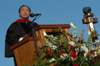 Edmund C. Moy, special assistant to the President of the United States and associate director of presidential personnel at the White House, delivered the commencement address titled &ldquo;All for Christ.&rdquo; - Photo by Jonathan Blair