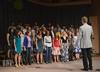 The Union University Singers perform during a chapel that art students put together.  The service focused on the question "Do you enjoy your salvation?" - Photo by Zac Calvert