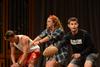 Focus leaders perform "If I Was a Focus Leader" for the incoming freshmen and transfer students during the annual Focus Show. - Photo by Jacob Moore