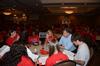 David Vickery, professor of psychology, talks to new psychology students about what the major has to offer during Dinner with you Department in the Carl Grant Event Center. - Photo by Zac Calvert