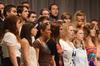 Members of the University Singers perform during Fall Convocation. - Photo by Zac Calvert