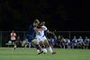 Bulldog team captain Diego Santos tries to gain control of the ball against Missouri Baptist's Tyler Kuehner during a home soccer game. - Photo by Jacob Moore
