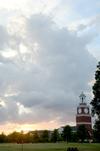 The sun sets over the Great Lawn.  - Photo by Ebbie Davis