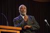 Robert Smith, professor of preaching at Beeson Divinity School in Birmingham, Alabama, speaks in chapel. - Photo by Zac Calvert