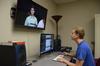 Ben Wright, junior digital media studies major, edits a video project for Barefoots Joe in the edit suite. - Photo by Jacob Moore
