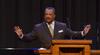 Fred Luter, president of the Southern Baptist Convention and senior pastor of Franklin Avenue Baptist Church in New Orleans, La., speaks in chapel. - Photo by Morris Abernathy