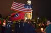 The Honor Guard makes it way past Miller Tower during the Remember Me Commemorative Walk. - Photo by Morris Abernathy